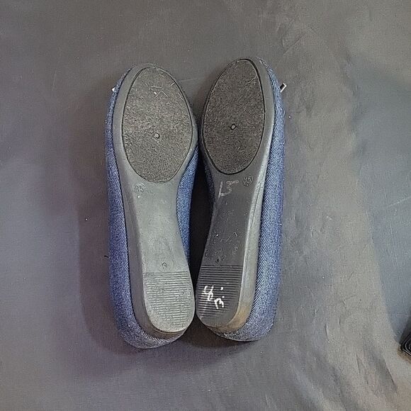 CL BY LAUNDRY BOWKNOT DENIM MATERIALS SLIP-ON WOMEN"S FLAT SHOE - Picture 14 of 16